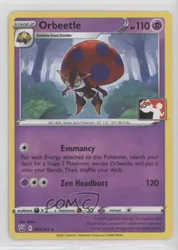 Orbeetle Pokemon Sword & Shield Battle Styles Pokemon League Promo #065 - Image 1