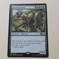 Gigantosaurus - Light Play MTG Magic 2019 Core Set - Image 1