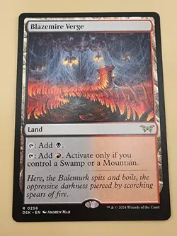 Blazemire Verge Duskmourn: House of Horror Regular NM - Image 2