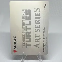 Magic: The Gathering Michelangelo the Heart TMNT Art Card 35/54 Regular - Image 2