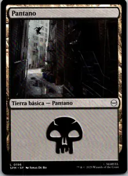 Magic the Gathering MTG Spider-Man: Swamp (0196) Marvel Pantano - Image 1