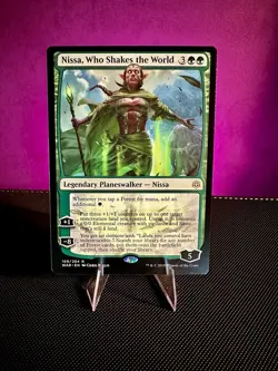 MTG Nissa, Who Shakes the World War of the Spark 169/264 Regular Rare NM/M - Image 1