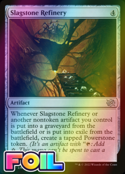 x1 Slagstone Refinery BRO MTG 243/287 FOIL UNCOMMON M/NM 1x - Image 1