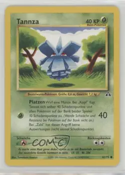 Pineco German Pokemon Neo Discovery #61 2001 - Image 1