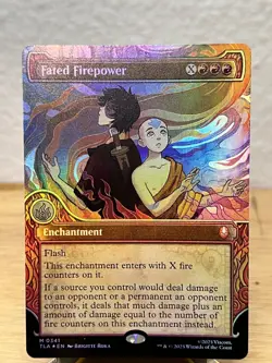 Avatar: The Last Airbender Fated Firepower (Showcase) Magic: The Gathering NM/M - Image 1