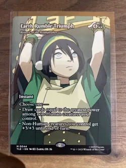 Earth Rumble Triumph - MTG ATLA Eternal (TLE 044) - Borderless Non-Foil - Image 1