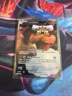 Landorus BW43 Pokemon TCG Black Star Black & White Promo Full Art Holo Card HP - Image 1