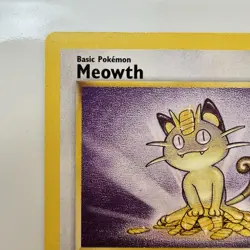 Pokemon TCG - Meowth 80/130 Base Set 2 Common LP - Image 3