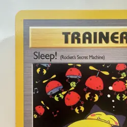 Pokemon Card - Team Rocket 79/82 - SLEEP! 1st Edition - Image 3