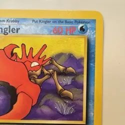 [NM] 1999 Pokemon Fossil Kingler 1st Edition #38/62 Uncommon NM - Image 4