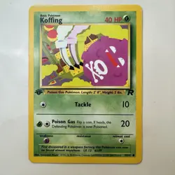 Pokemon: First Edition Koffing - 58/82 - Team Rocket (TR) - Image 1