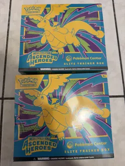 Pokemon TCG Ascended Heroes Pokemon Center ETB Sealed X2 - Image 1