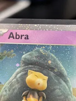 Pokemon 151 Cosmos Holo With 2 Swirls 🍥 Abra 063/165 - Image 4