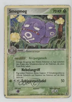 Weezing German Pokemon EX Delta Species #33 2005 - Image 1