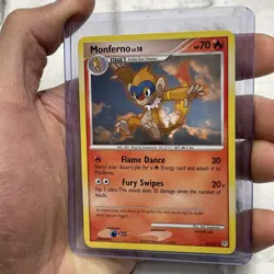 Pokemon TCG Diamond and Pearl Monferno 56/130 Regular Uncommon Non Holo Card NM - Image 2