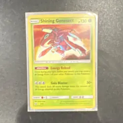 Pokemon Shining Genesect Shining Holo Rare 130 HP 9/73 Shining Legends Card - Image 1