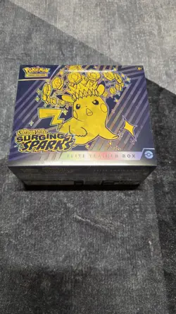 Pokemon TCG Scarlet & Violet Surging Sparks ETB Elite Trainer Box Sealed MINT - Image 1