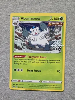 Abomasnow Snowflake Stamp Holiday Calendar Promo 010/198 Pokemon - Image 1