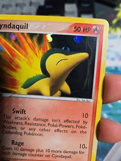 Cyndaquil (Reverse Holo) 59/101 EX Hidden Legends (NM-) Pokemon TCG - Image 3