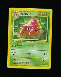 Parasect 41/64 - Unlimited Edition Pokemon Card Jungle Set 1999 WOTC - NM/M - Image 1
