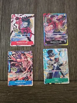 Monkey D.Luffy ST01-012 3rd Anniversary Tournament One Piece 3 Bros Complete Set - Image 2