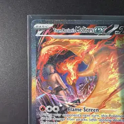 Team Rockets Moltres EX Destined Rivals 229/182 Secret Art Rare Card - Image 5