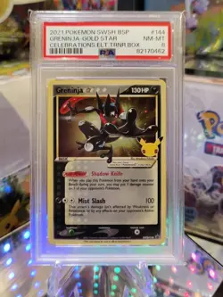 Greninja Star SWSH144 SWSH: Sword & Shield Promo Cards Holo PSA 8 - Image 1