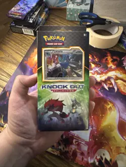 2017 Pokemon TCG Knock Out Collection Lucario Booster Packs Trading Card Sealed - Image 1