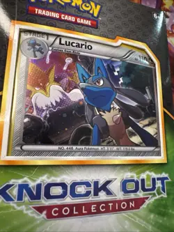 2017 Pokemon TCG Knock Out Collection Lucario Booster Packs Trading Card Sealed - Image 2