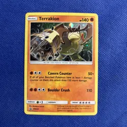 Terrakion SM223 - Cosmos Holo Black Star Promo Pokemon Card - Nm - Image 1