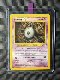 NM Unown X 30/105 Neo Destiny Non Holo Rare Pokemon Card - Image 1