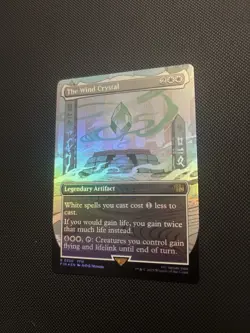 The Wind Crystal #330 Foil Rare Nm (Borderless) Final Fantasy Magic MTG Card - Image 1