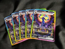 Pokemon Umbreon ex 161/131 Stainless Steel Metal Card Lot x5 - Image 1