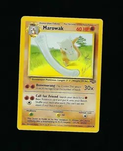 Marowak 39/64 - Unlimited Edition Pokemon Card Jungle Set 1999 WOTC - NM/M - Image 1