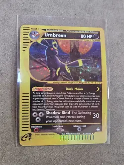 Pokemon Umbreon Aquapolis H29/H32 Holo Rare 80 English Card 2002 MINT CONDITION - Image 1