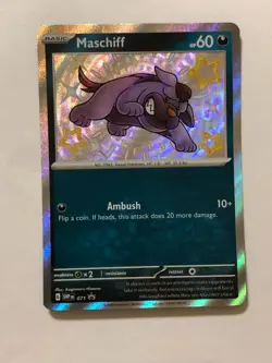 Pokemon Card SVP Promo Shiny Maschiff 071 Near Mint - Image 1