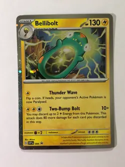 Pokemon Card SVP 094 Promo Holographic Bellibolt NM - Image 1