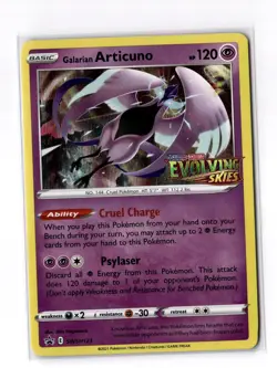 Galarian Articuno - SWSH123 (Prerelease) - SWSH: Sword & Shield Promo Cards (SWS - Image 1