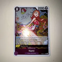 One Piece TCG Nami Rare Holo PRB02-012 The Best Vol.2 English NM Card Game CCG - Image 1