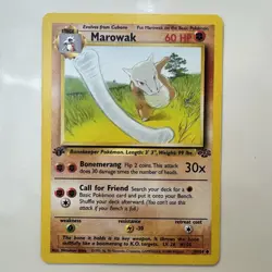 Pokemon Marowak 39/64 Jungle 1st Edition Uncommon Regular English TCG Card NM - Image 1