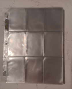Ultra PRO 50 Ct 9 Pocket Silver Series Card Holder Sheets - Pre-owned - Image 1