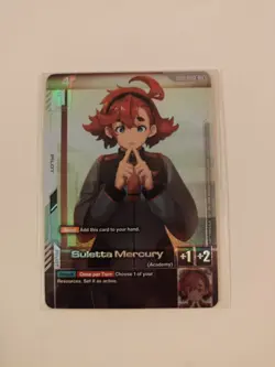 Gundam Card Game Suletta Mercury New Type Challenge Top 4 promo - Image 1