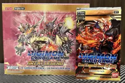 Bandai Digimon Card Game TCG Great Legend Booster Box with Power Up Pack English - Image 1