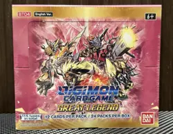 Bandai Digimon Card Game TCG Great Legend Booster Box with Power Up Pack English - Image 2