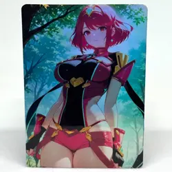 Xenoblade Pyra Goddess Anime Waifu ACG Foil Card - Image 1