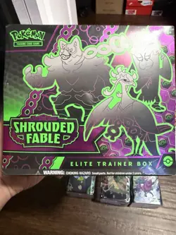 Pokemon Cards Sealed Lot Shrouded Fable ETB And Misc. Stackable Tins - Image 2