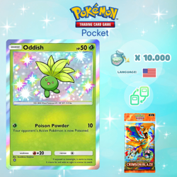 Pokemon TCG Pocket - Shiny Oddish Card (English) - Image 1