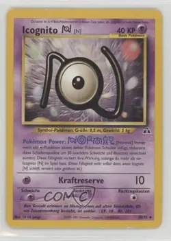 Unown (N) German Pokemon eo Discovery #50 2001 - Image 1