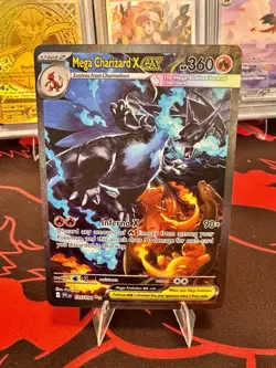 🔥Mega Charizard x EX SIR 125/094 Phantasmal Flames Pokemon TCG NM/M 🔥 - Image 1