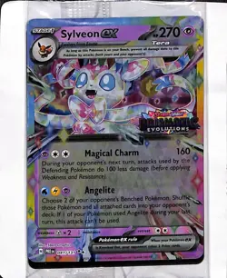 Sylveon EX 041/131 Prismatic Evolutions STAMPED Promo SEALED Pokemon 2025 - Image 1